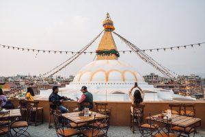 Cafe in Boudha