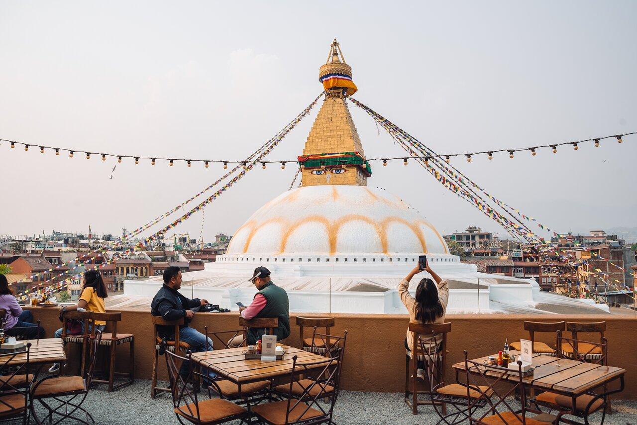 Cafe in Boudha