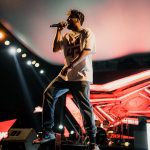 Sushant KC performing on Stage.