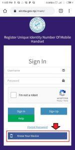 IMEI Registration