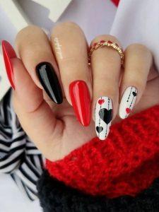 Valentine's day nail design