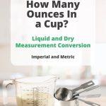 How Many Ounces in a Cup