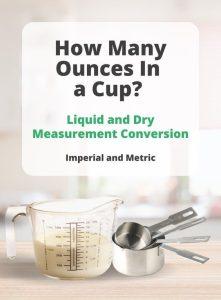 How Many Ounces in a Cup